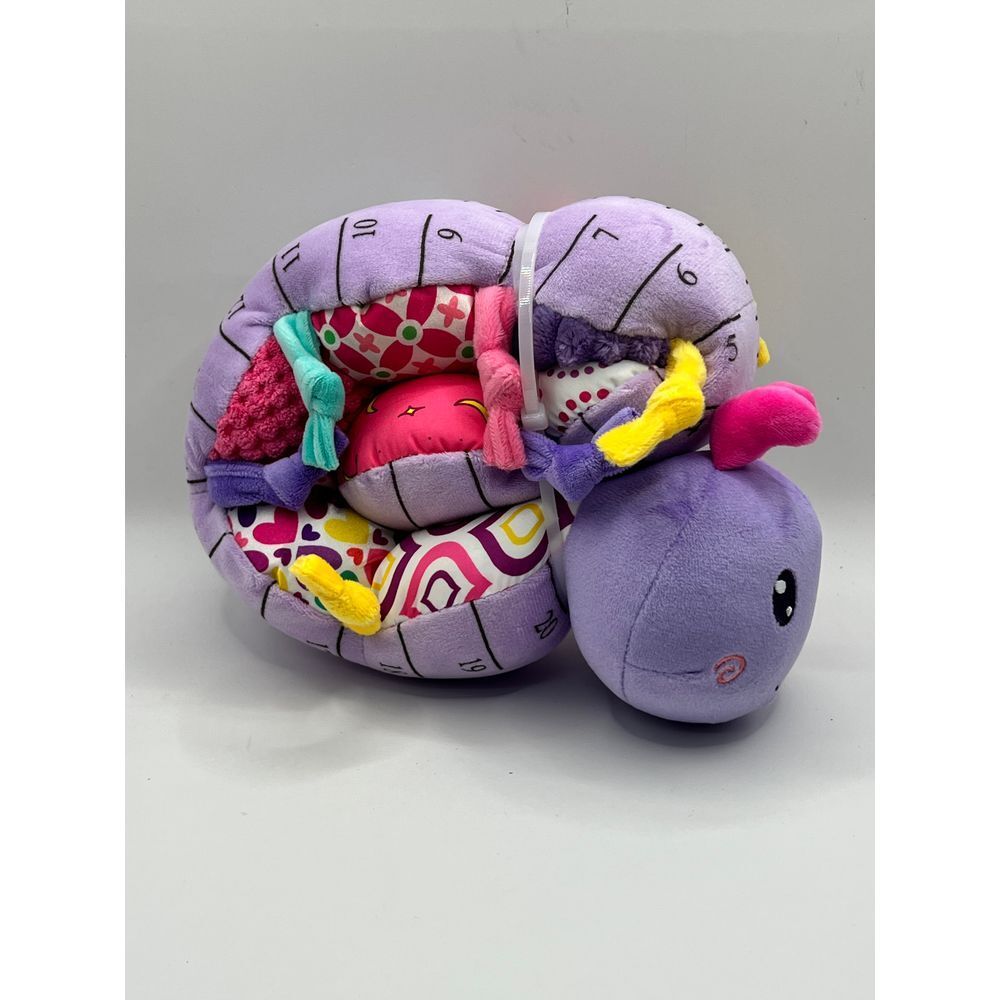 Plush Purple Caterpillar Baby Development Toy Educational Sensory Activity Toy - Picture 3 of 4